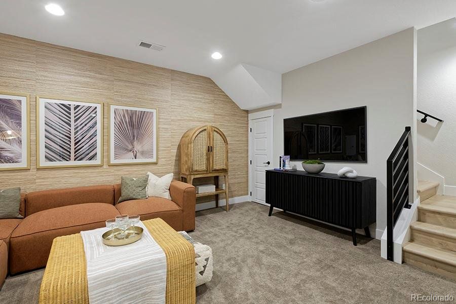 Furnished interior view inside a new home in , Denver (Image 4).