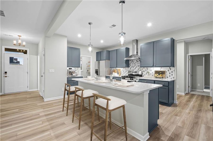 Furnished interior view inside a new home in Pickens Bluff, Hiram (Image 15).