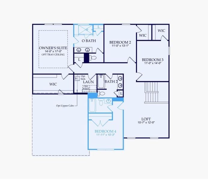 2D floor plan layout of this home in Oakwood, Cumming, GA (Image 5). 2D floor plan layout of this home in Oakwood, Cumming, GA (Image 5).