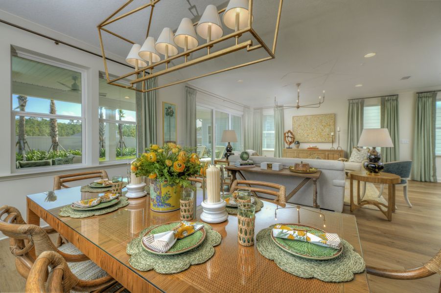 Representative furnished interior of a home built from the Liberty by Riverside Homes in Mariposa at EverRange, Jacksonville (Image 15).