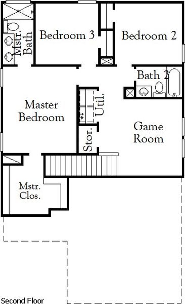 2D floor plan layout for the Kerr by Coventry Homes in Westridge Cove 40', Conroe, TX (Image 4). 2D floor plan layout for the Kerr by Coventry Homes in Westridge Cove 40', Conroe, TX (Image 4).
