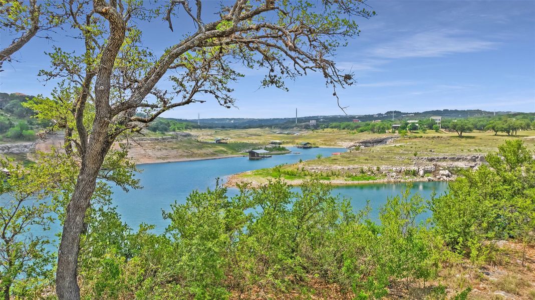 Framed by mature live oaks and native landscape, the site offers a feeling of peace.