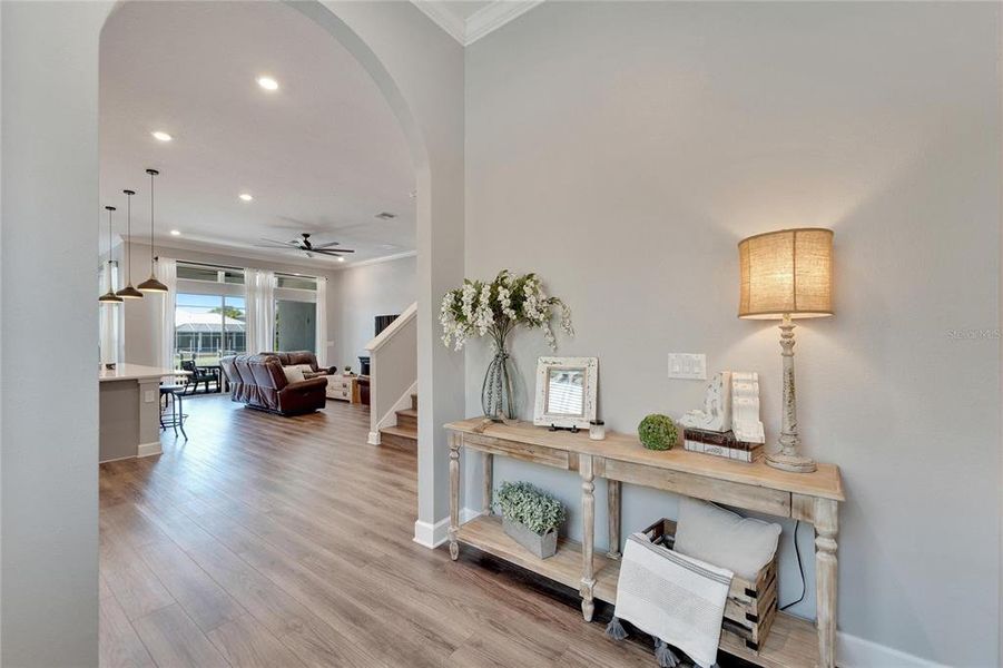 Furnished interior view inside a new home in Marisol Pointe at MiraBay Florida Series, Apollo Beach (Image 26).