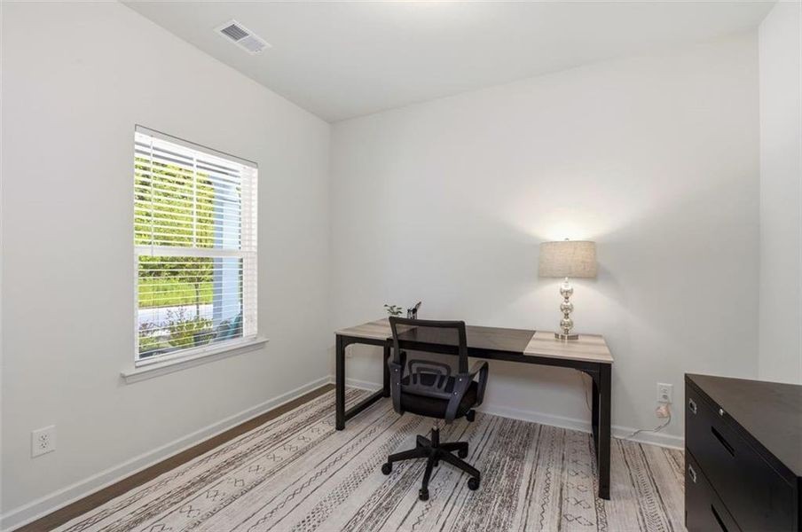 Furnished interior view inside a new home in Morgan Landing, Carrollton (Image 7). Furnished interior view inside a new home in Morgan Landing, Carrollton (Image 7).