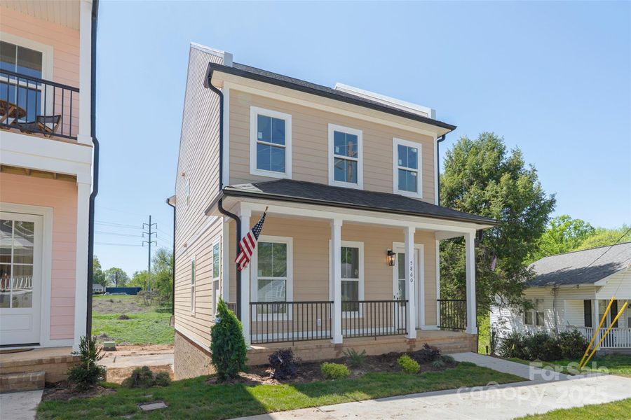 Front exterior of a new home in , Kannapolis, NC, highlighting curb appeal (Image 24).