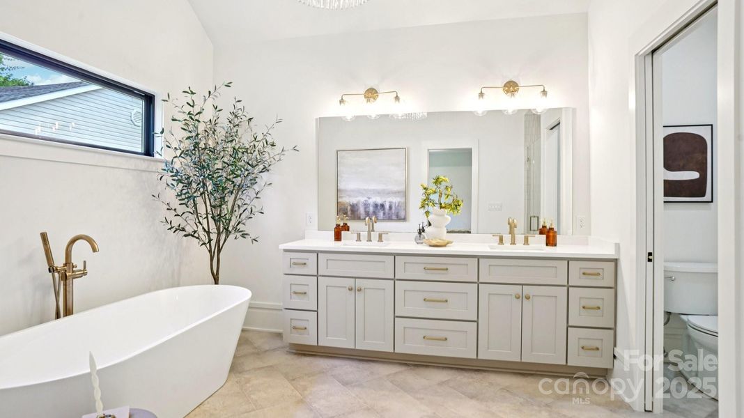 Furnished interior view inside a new home in , Charlotte (Image 11).