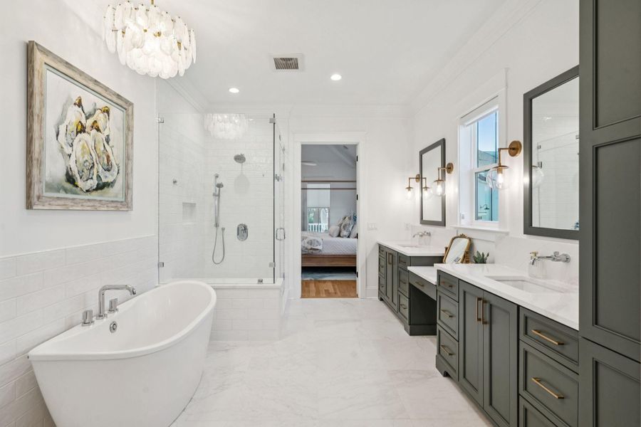 Furnished interior view inside a new home in , Mount Pleasant (Image 44).