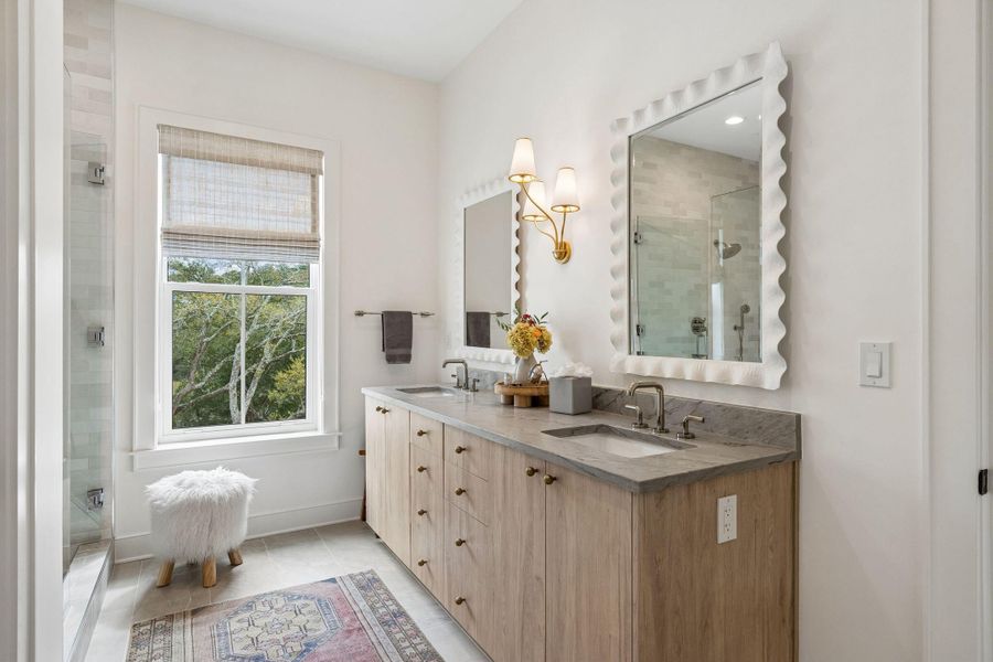 Furnished interior view inside a new home in , Charleston (Image 14).