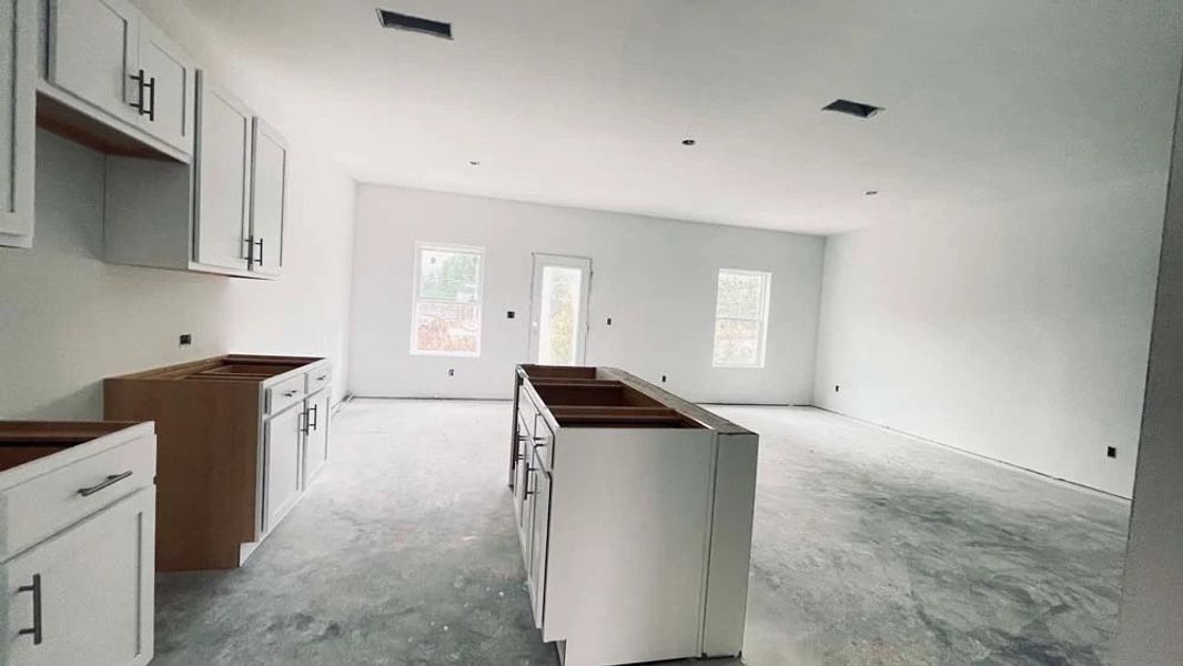 Kitchen featuring Timeless Collection Finishes Construction Progress
