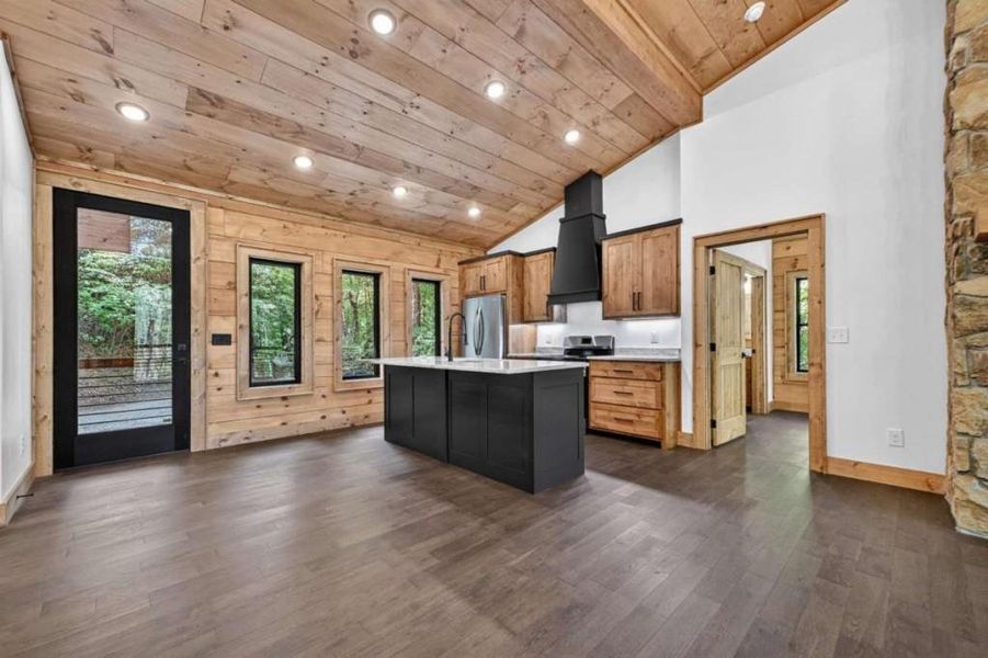 Furnished interior view inside a new home in , Blue Ridge (Image 4).