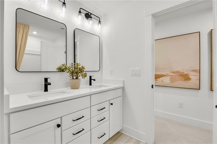 Furnished interior view inside a new home in Ashworth Estates, Powder Springs (Image 12).