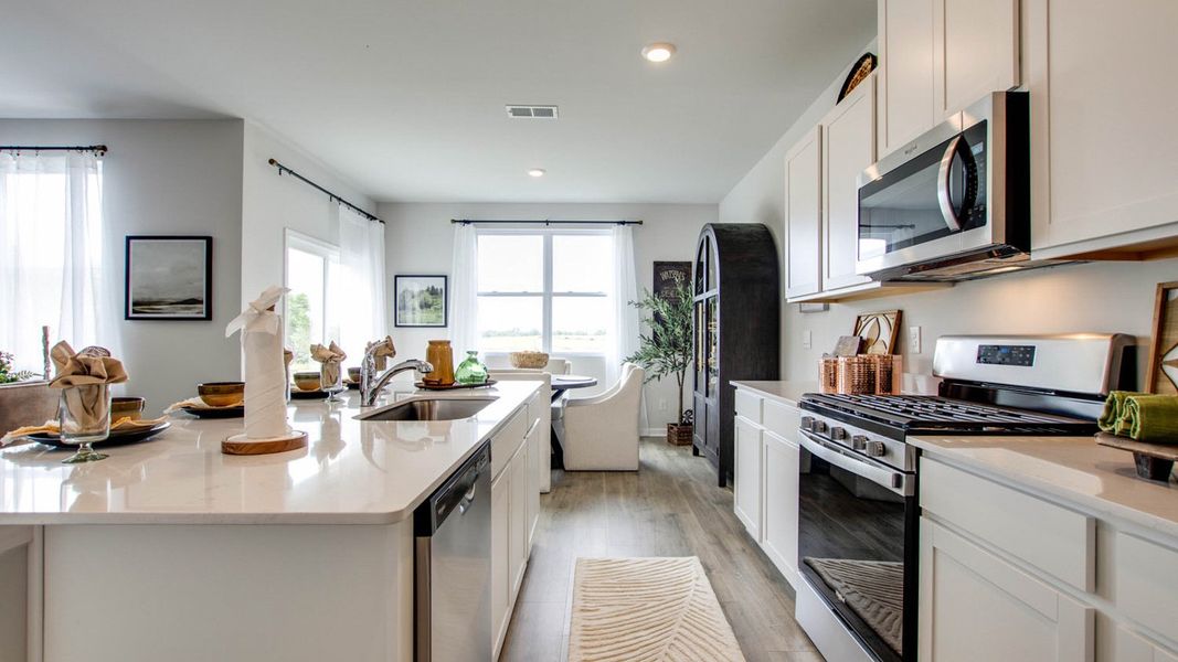 Furnished interior view inside a new home in River Landing, Murfreesboro (Image 17).