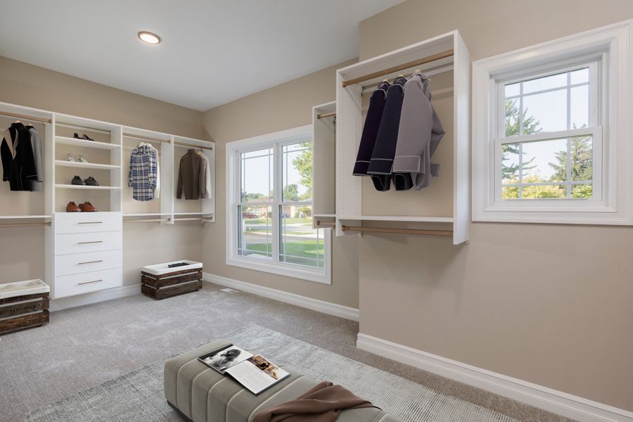 Representative furnished interior of a home built from the The Lennox by Forbes Capretto Homes in Birdsong Estates, Orchard Park (Image 13).