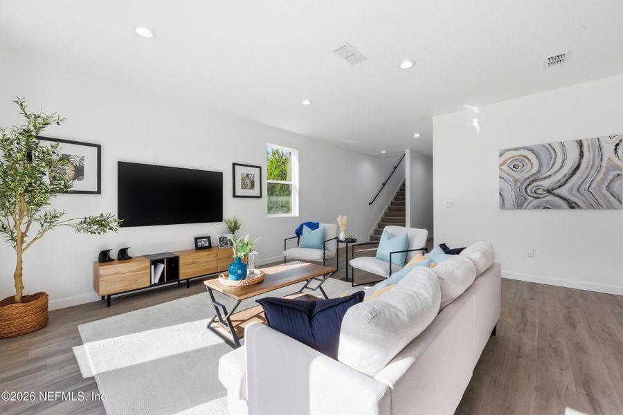 Furnished interior view inside a new home in , Orange Park (Image 11).