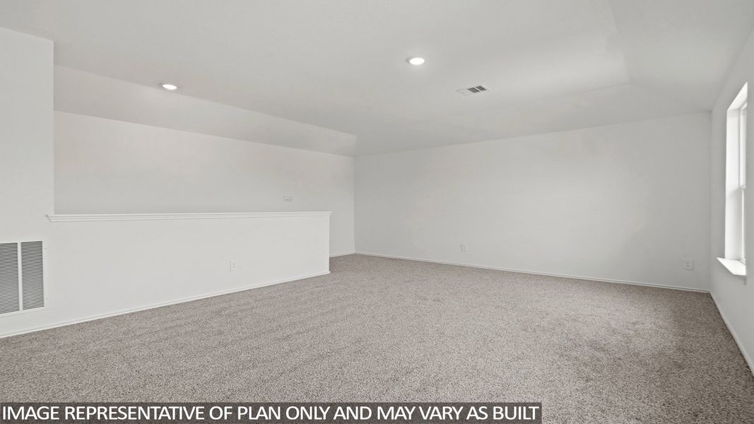 Representative unfurnished interior of a home built from the Mitchell by D.R. Horton in Cypress Green, Hockley (Image 27). Representative unfurnished interior of a home built from the Mitchell by D.R. Horton in Cypress Green, Hockley (Image 27).