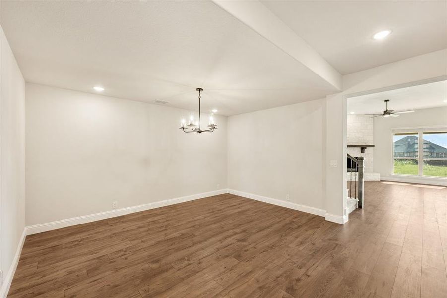 Spacious, unfurnished interior of a new home in Coyote Crossing, Godley (Image 20). Spacious, unfurnished interior of a new home in Coyote Crossing, Godley (Image 20).