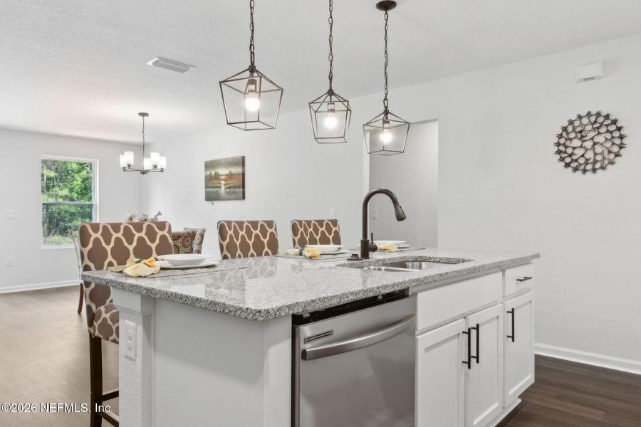 Furnished interior view inside a new home in , Jacksonville (Image 13). Furnished interior view inside a new home in , Jacksonville (Image 13).
