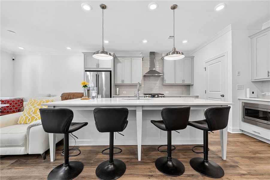 Furnished interior view inside a new home in , Suwanee (Image 6).