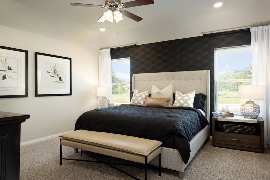 Representative furnished interior of a home built from the Hughes by Beazer Homes in Veranda, San Antonio (Image 9).