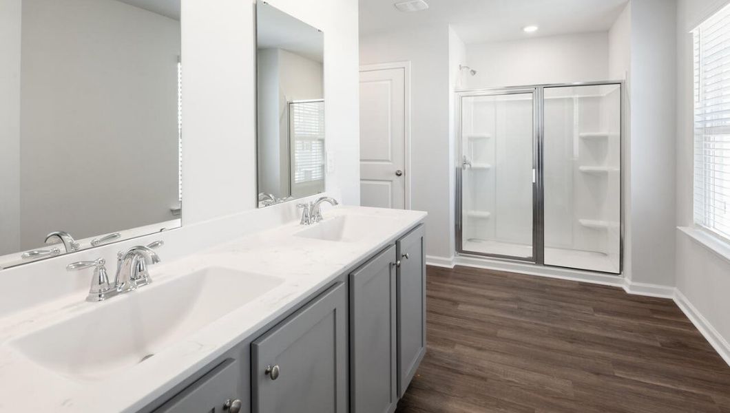 Furnished interior view inside a new home in Grayson Park, Leland (Image 11).