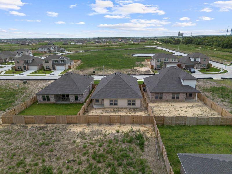 Front exterior of a new home in River Ranch Trails, Dayton, TX, highlighting curb appeal (Image 1). Front exterior of a new home in River Ranch Trails, Dayton, TX, highlighting curb appeal (Image 1).
