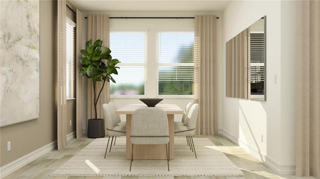 Furnished interior view inside a new home in Two Rivers, Zephyrhills (Image 3). Furnished interior view inside a new home in Two Rivers, Zephyrhills (Image 3).
