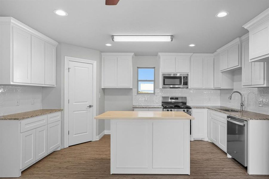 Furnished interior view inside a new home in , Hawley (Image 3).