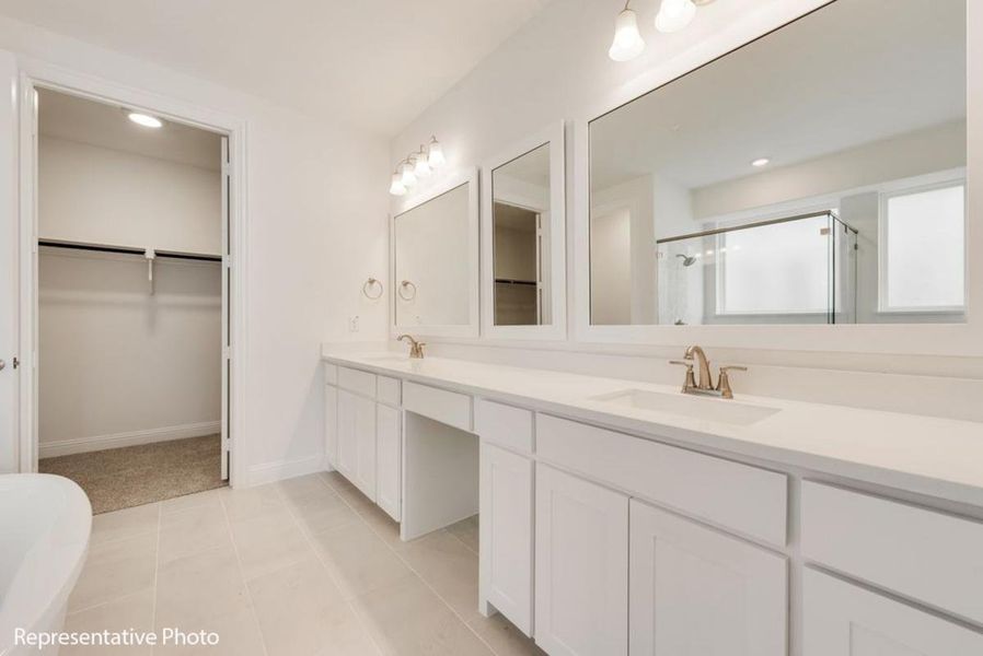 Furnished interior view inside a new home in Edgewater, Fate (Image 8). Furnished interior view inside a new home in Edgewater, Fate (Image 8).