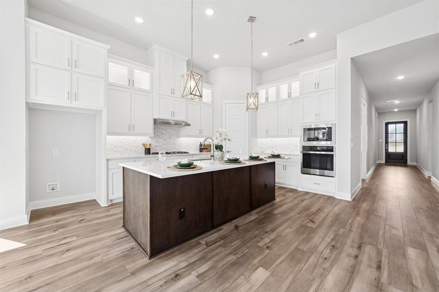 Furnished interior view inside a new home in Sandbrock Ranch, Aubrey (Image 14). Furnished interior view inside a new home in Sandbrock Ranch, Aubrey (Image 14).
