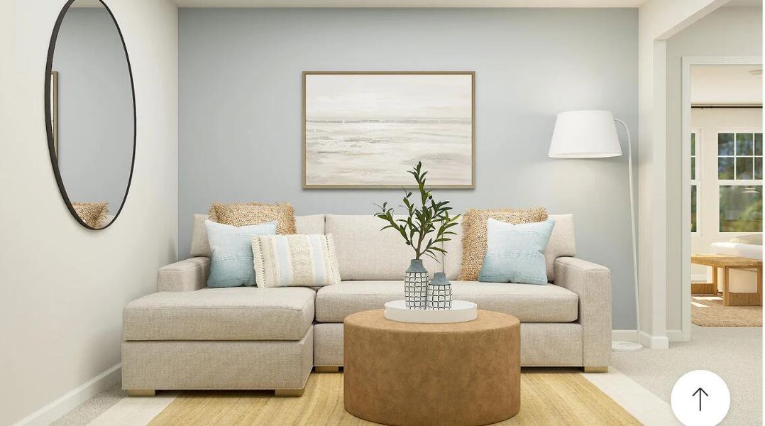 Furnished interior view inside a new home in Dawson Pointe, Summerville (Image 12). Furnished interior view inside a new home in Dawson Pointe, Summerville (Image 12).