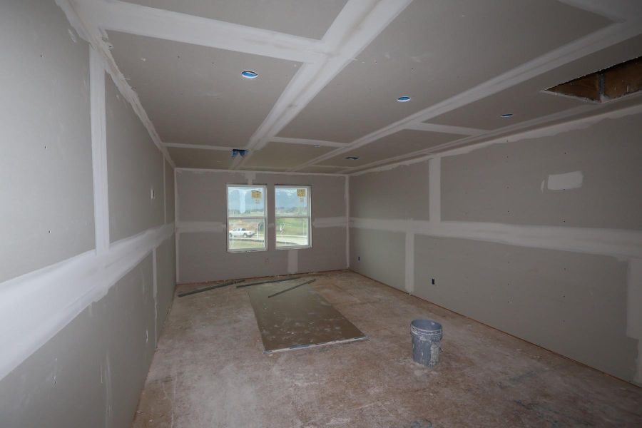 In-progress construction of a new home in The Grand Prairie - Retreat Collection, Hockley, TX (Image 6). In-progress construction of a new home in The Grand Prairie - Retreat Collection, Hockley, TX (Image 6).