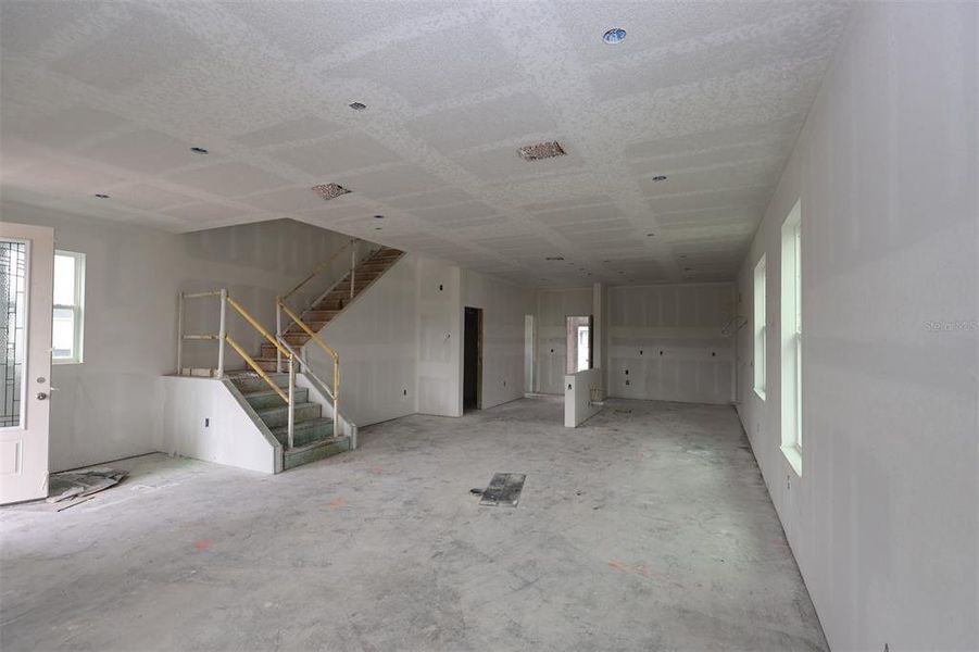 In-progress construction of a new home in Center Lake on the Park, St. Cloud, FL (Image 16).