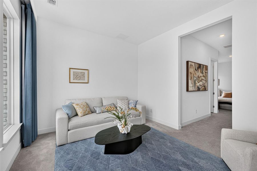 Furnished interior view inside a new home in , Cypress (Image 15). Furnished interior view inside a new home in , Cypress (Image 15).