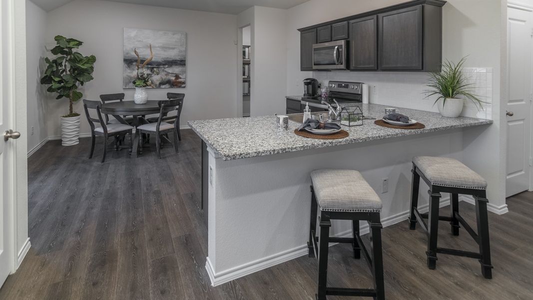 Furnished interior view inside a new home in Wildcat Ranch, Crandall (Image 16).