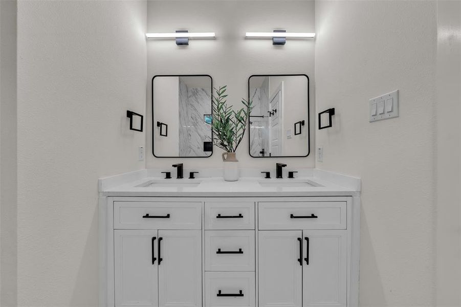 Furnished interior view inside a new home in , Fort Worth (Image 33).