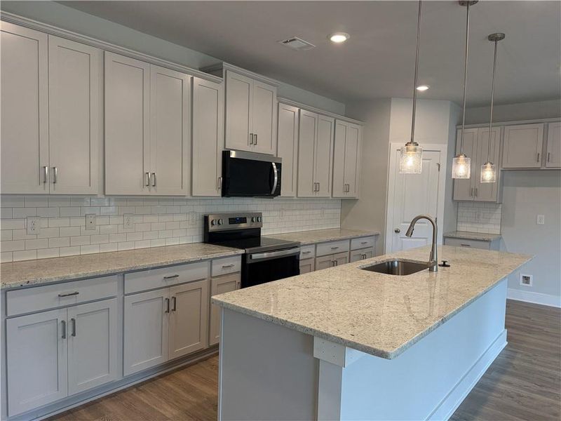 Furnished interior view inside a new home in , Dawsonville (Image 6).