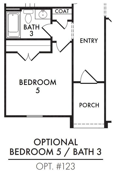 Bedroom 4/Bath 3 (eliminates Flex and Powder Bath) Bedroom 4/Bath 3 (eliminates Flex and Powder Bath)