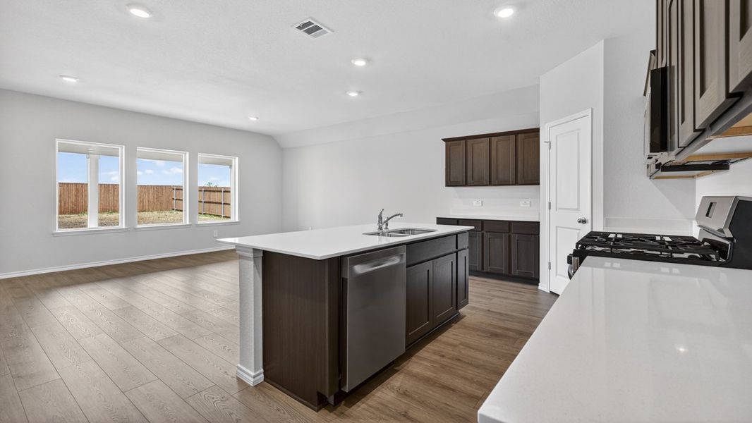 Representative furnished interior of a home built from the Egret by D.R. Horton in Windrose, Pilot Point (Image 6). Representative furnished interior of a home built from the Egret by D.R. Horton in Windrose, Pilot Point (Image 6).