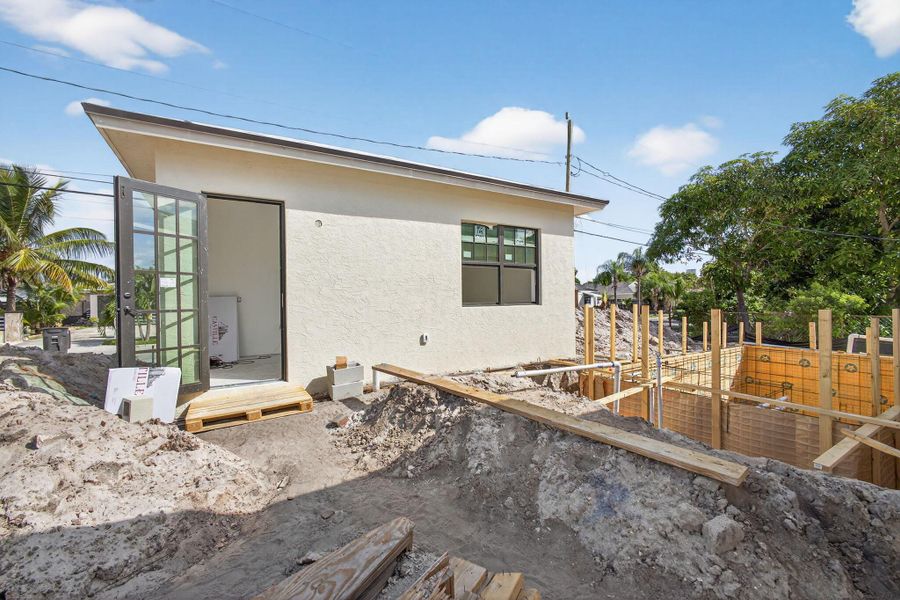 In-progress construction of a new home in , West Palm Beach, FL (Image 21). In-progress construction of a new home in , West Palm Beach, FL (Image 21).