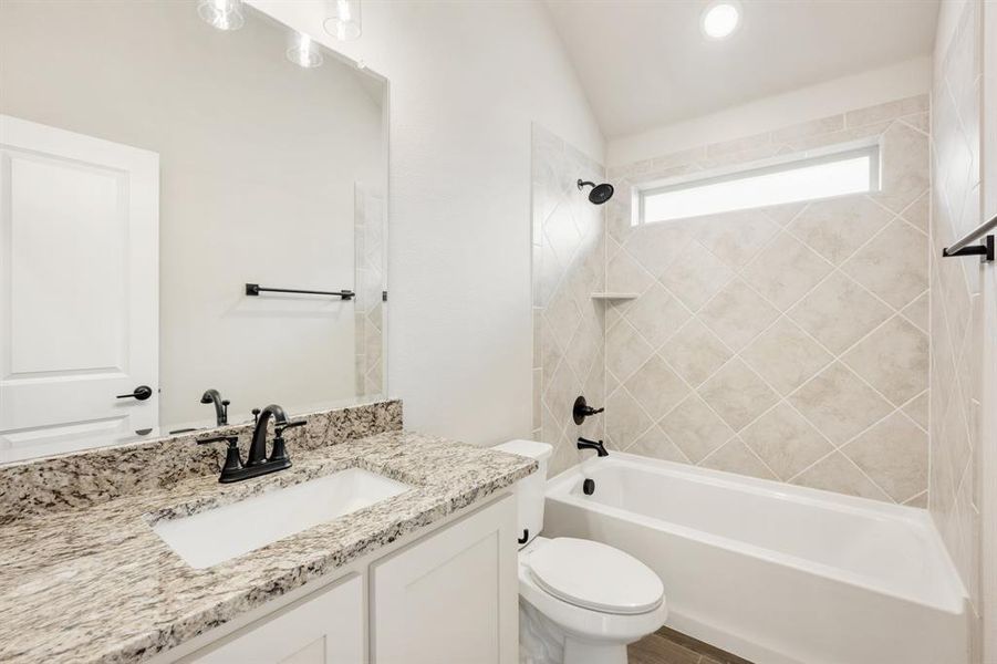 Furnished interior view inside a new home in The Oaks, Red Oak (Image 6). Furnished interior view inside a new home in The Oaks, Red Oak (Image 6).