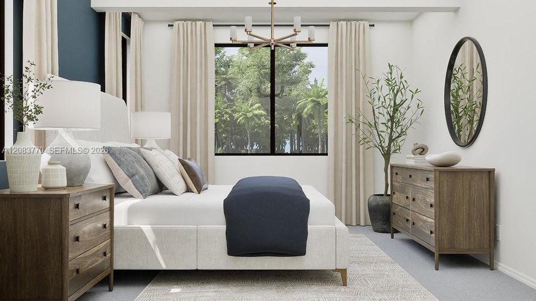 Furnished interior view inside a new home in Solterra, Sunrise (Image 9).