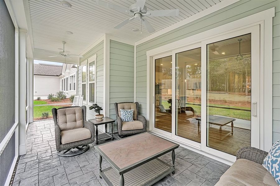 Charleston Harbor, Screened Loggia