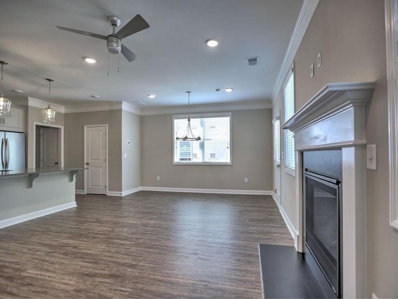 Spacious, unfurnished interior of a new home in East Park Village, Kennesaw (Image 37).