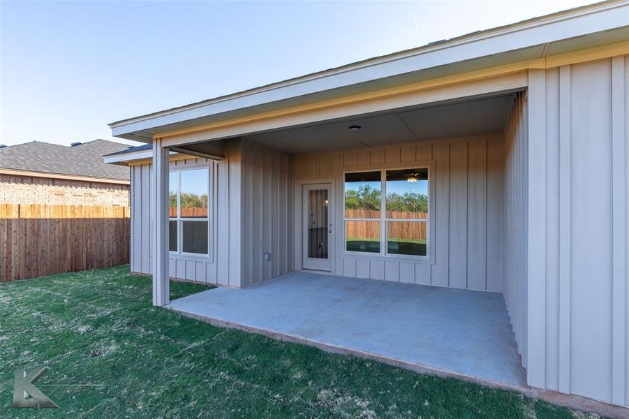 Exterior details and patio area of a home in , Abilene (Image 19).