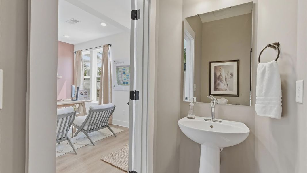 Powder Room of the Churchill Design