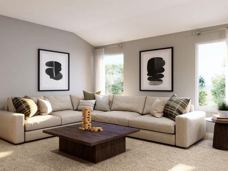 Photos are a representation of the floor plan. Options and interior selections will vary.