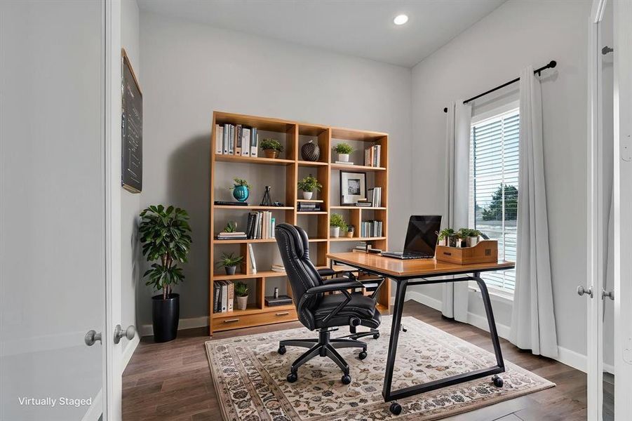 Furnished interior view inside a new home in Bridgewater, Midlothian (Image 10).