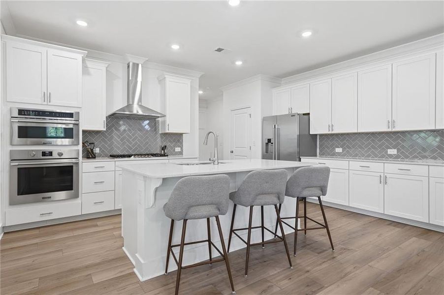 Furnished interior view inside a new home in , Dallas (Image 10).