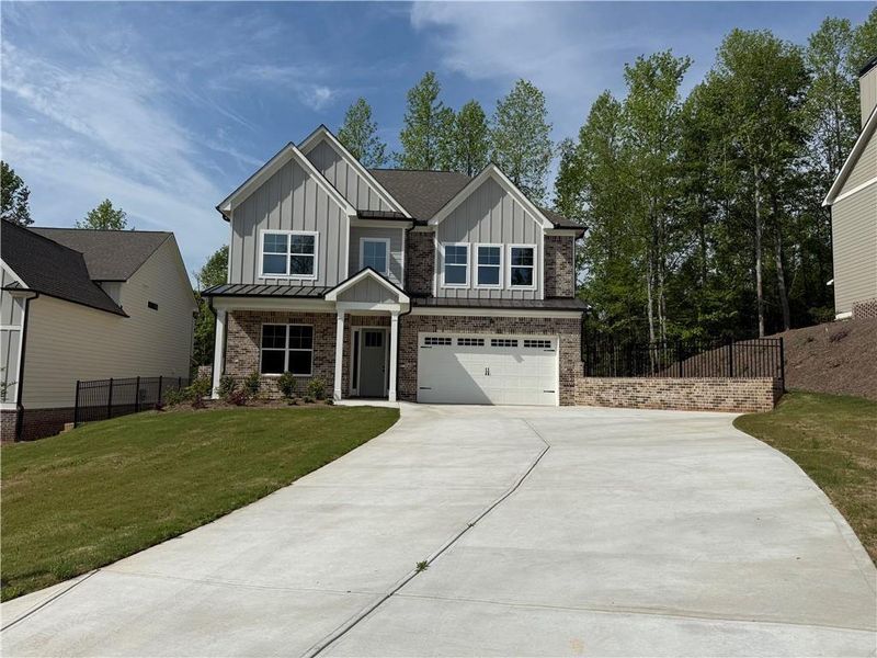 Front exterior of a new home in , Jefferson, GA, highlighting curb appeal (Image 2). Front exterior of a new home in , Jefferson, GA, highlighting curb appeal (Image 2).