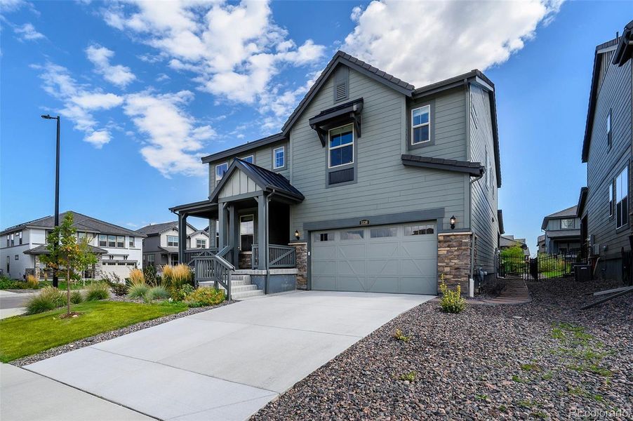 Exterior details and patio area of a home in , Morrison (Image 2).